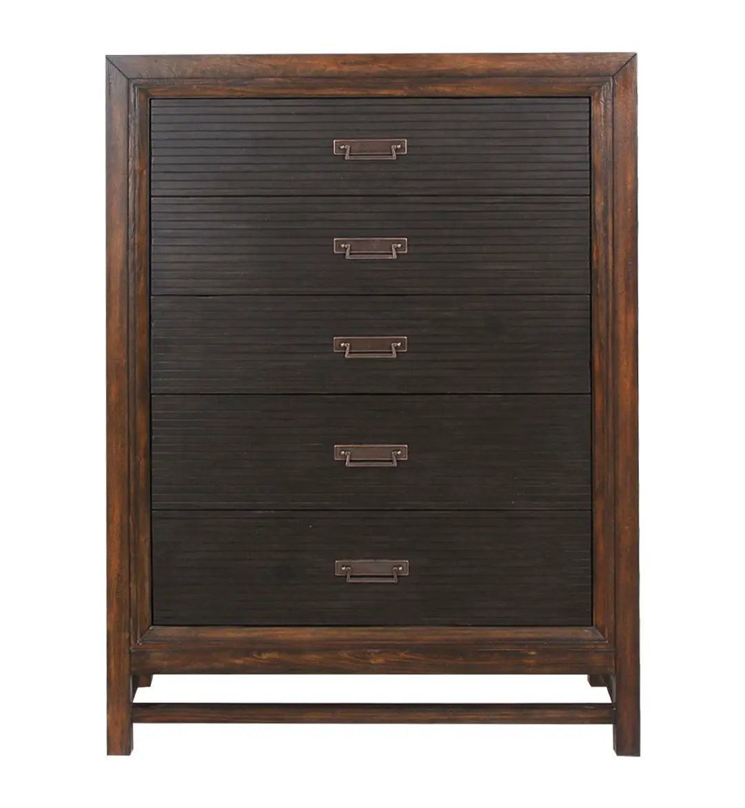 5 Drawer Chest, 2 Tone - Brown by HouseOfZazla