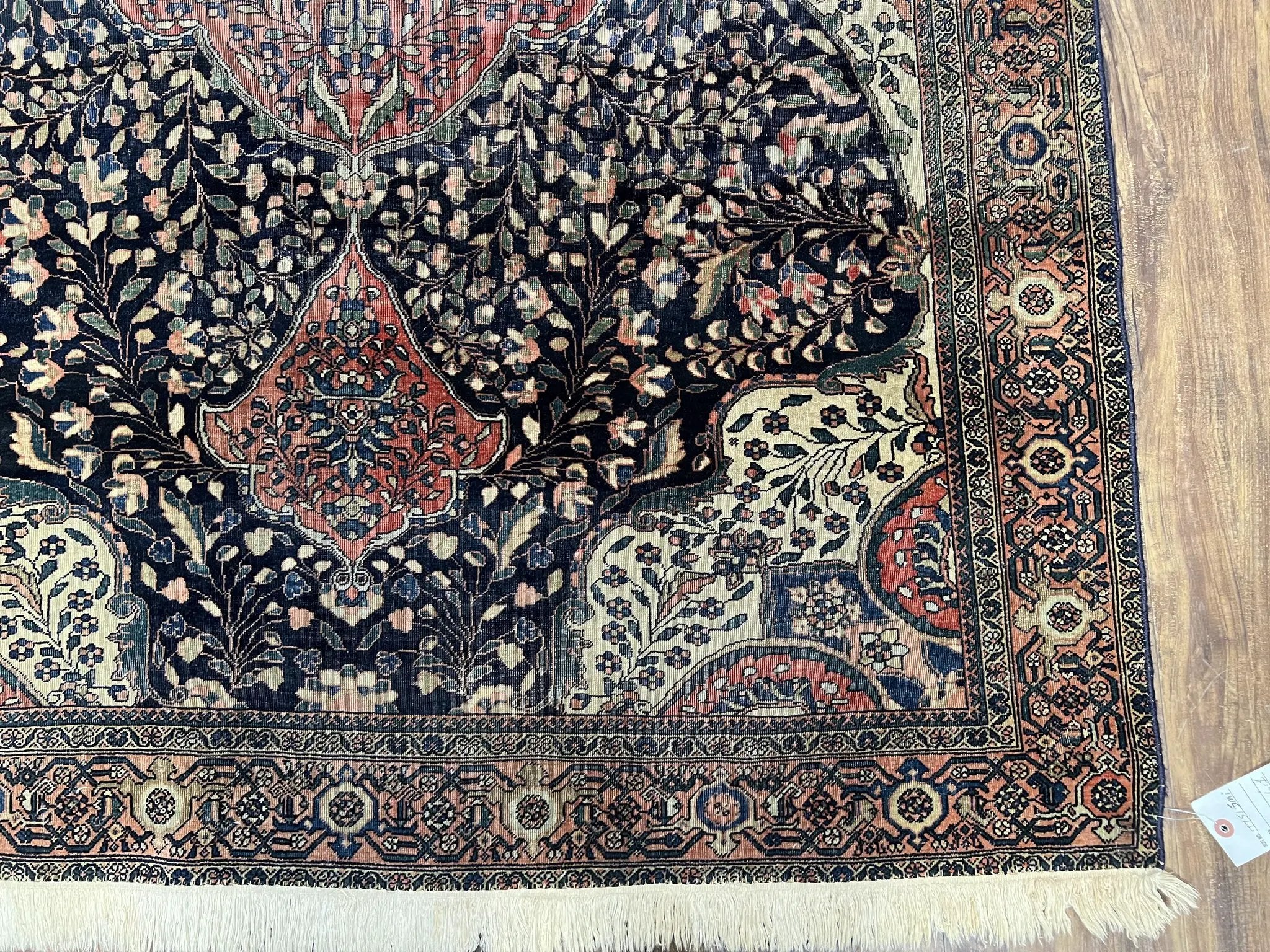 Antique Persian Sarouk Farahan Rug 4x7, Collectible Persian Carpet by Jewel Rugs