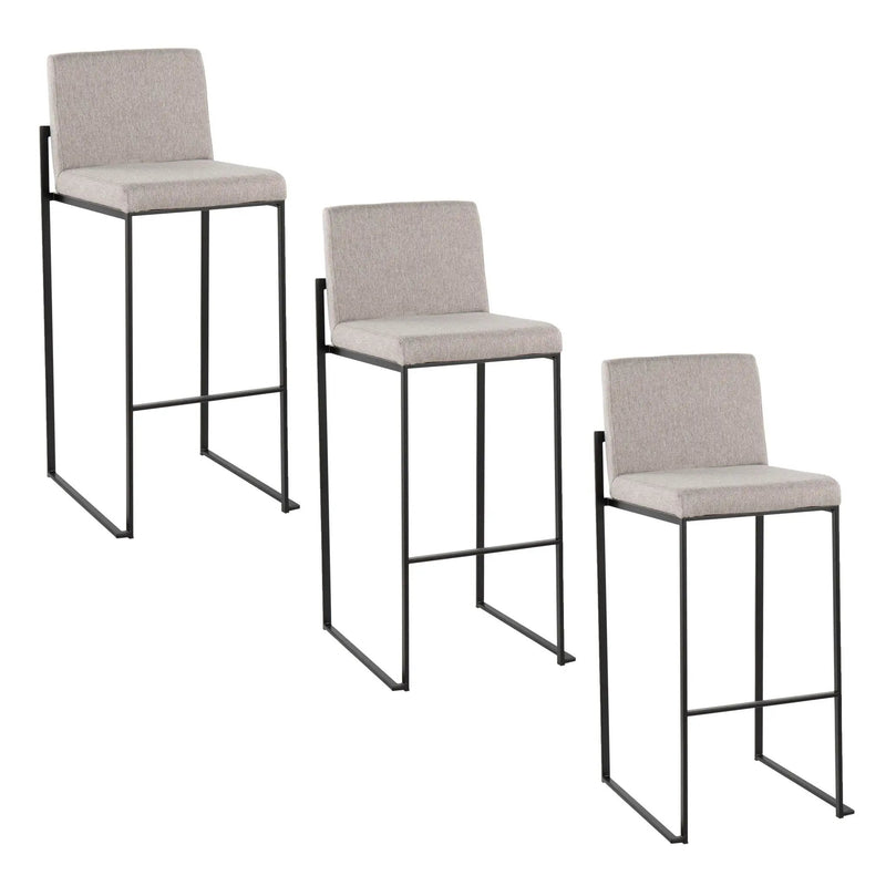 Fuji - Contemporary High Back Barstool Elegant Design by Unique Piece Furniture
