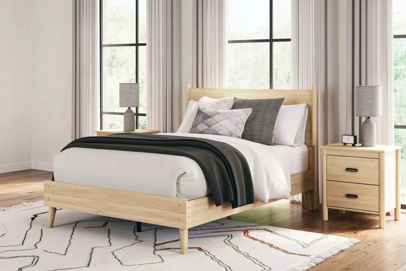 Cabinella - Platform Panel Bed by Unique Piece Furniture