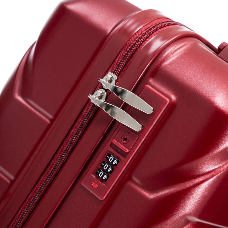 14"/20" 2-Piece ABS Spinner Wheel Luggage Set with Cosmetic Case by HouseOfZazla