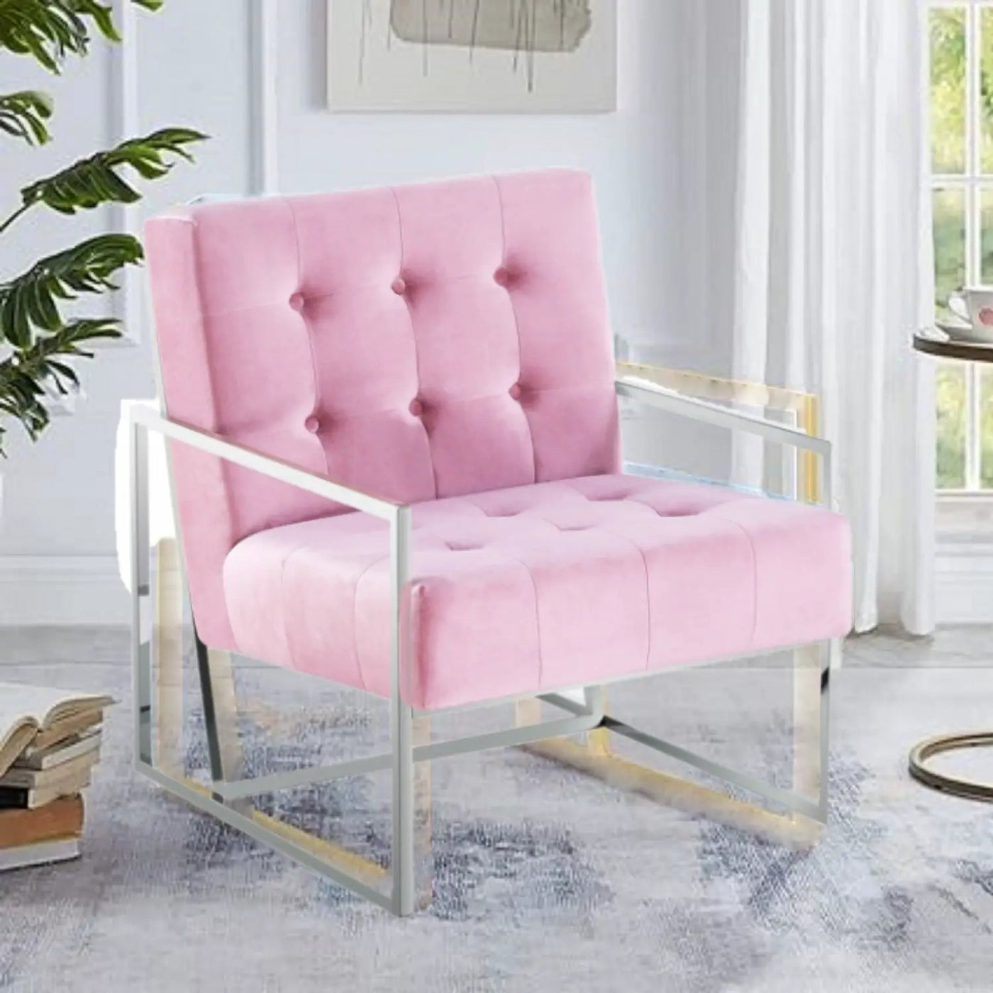 Living Room Accent Chair With Frame by HouseOfZazla