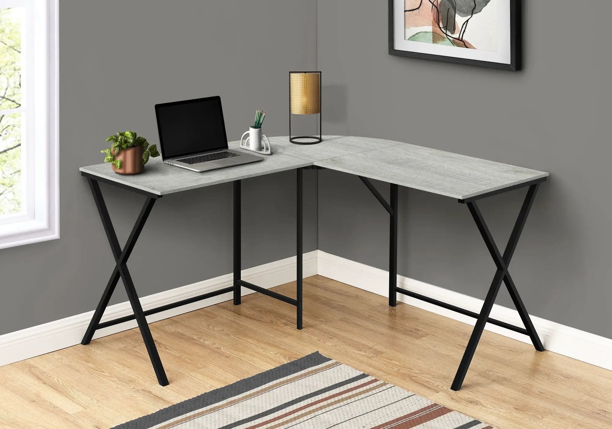 Computer Desk, Home Office, Corner, L Shape, Laptop, Contemporary / Modern by Unique Piece Furniture