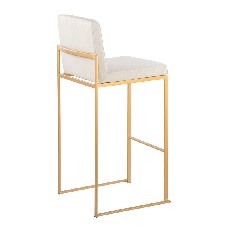 Fuji - Contemporary Design High Back Barstool by HouseOfZazla