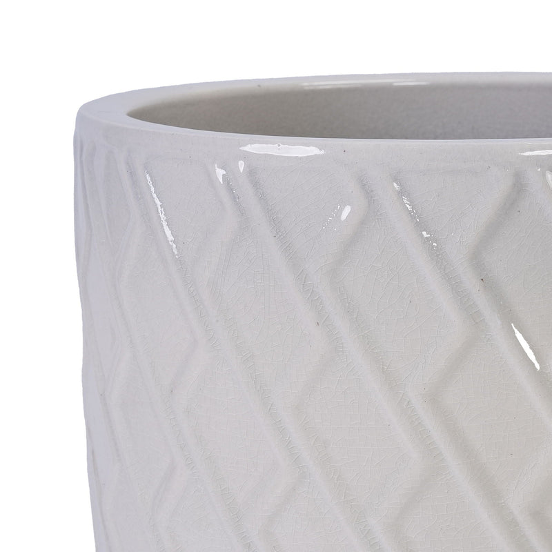 Ceramic Flowerpot, Planter For Patio, Garden, Windowsill by HouseOfZazla