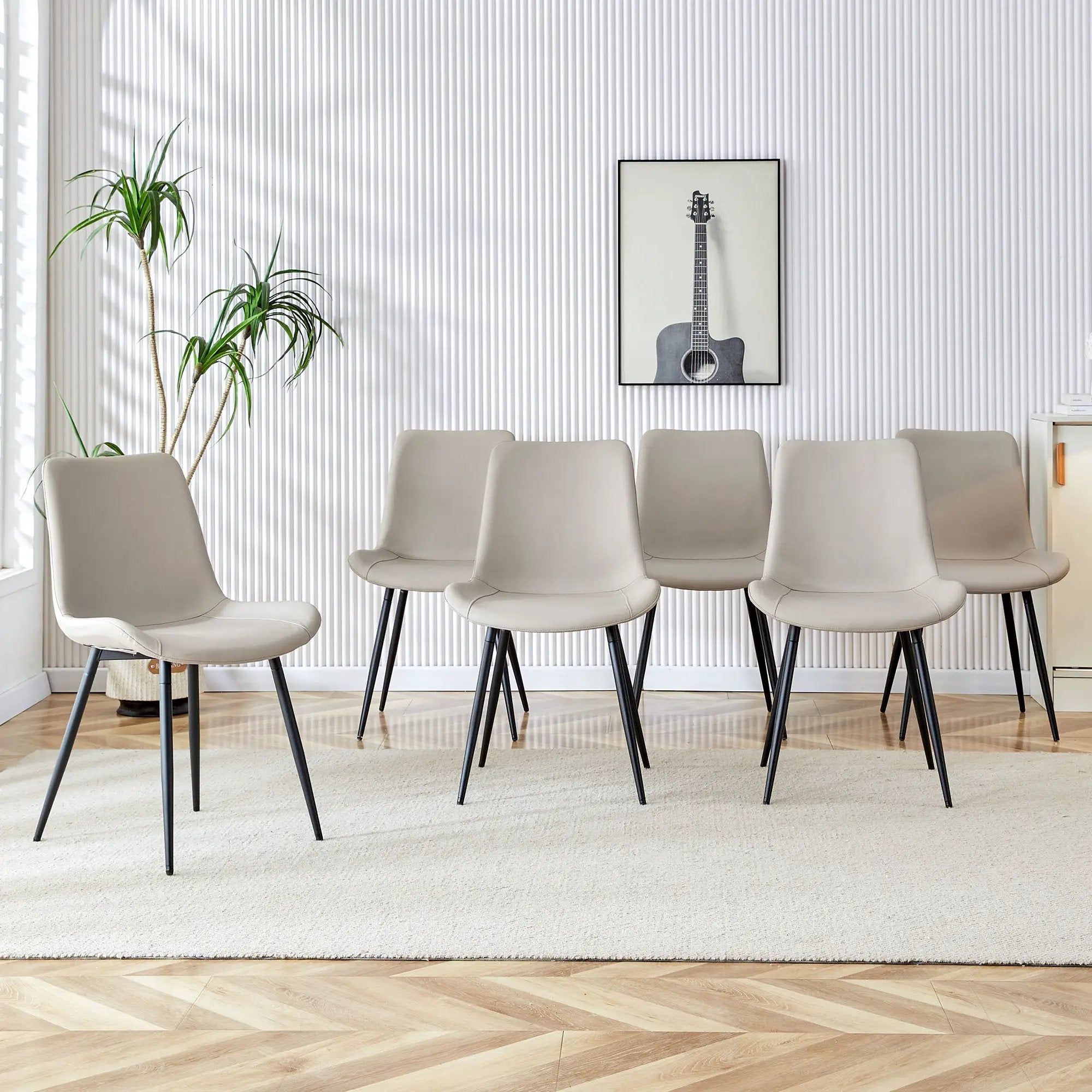 Modern Medieval Style Restaurant Cushioned Chairs With Suede Backrests by Unique Piece Furniture