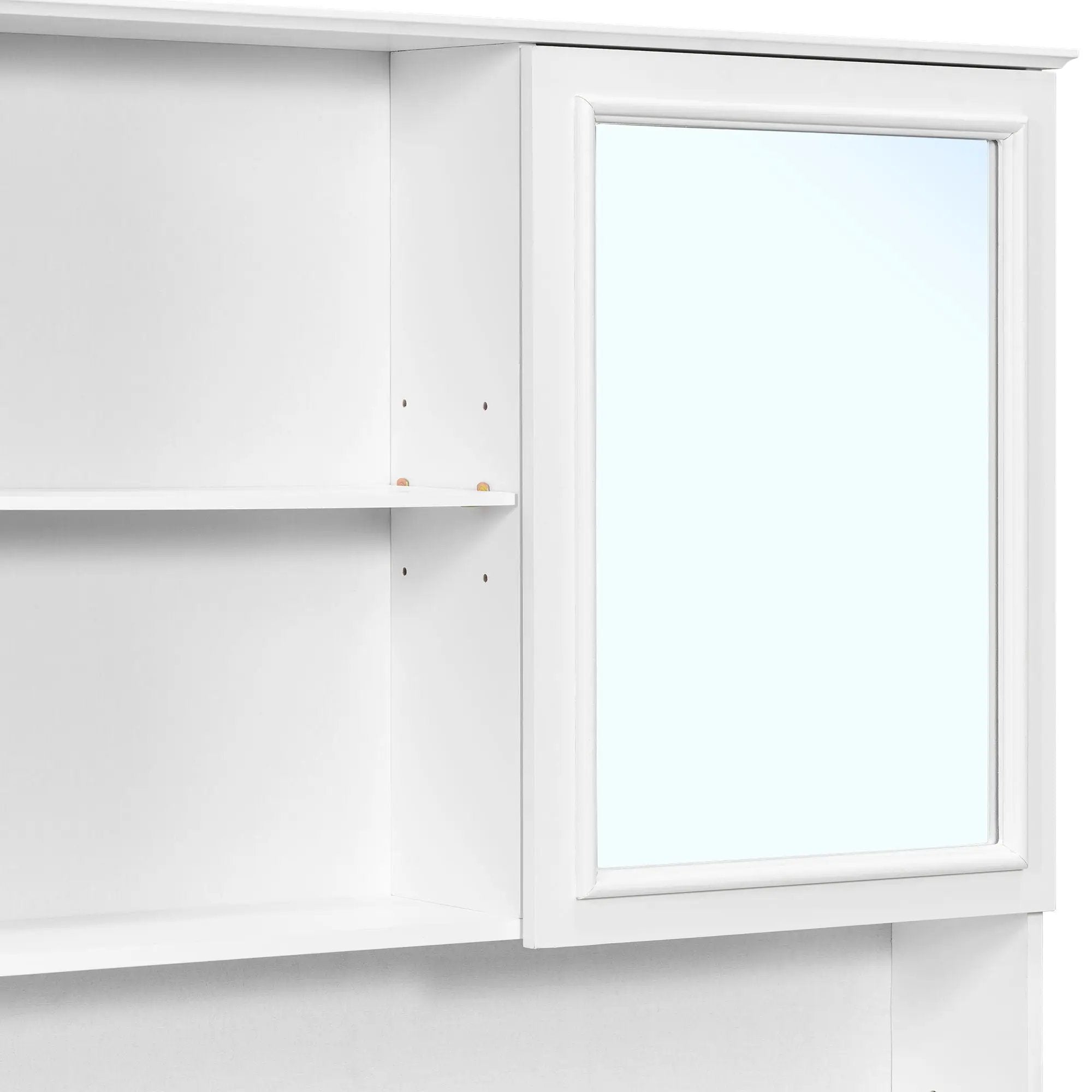 Wall Mounted Bathroom Medicine Cabinet With Double Mirrored Doors by HouseOfZazla
