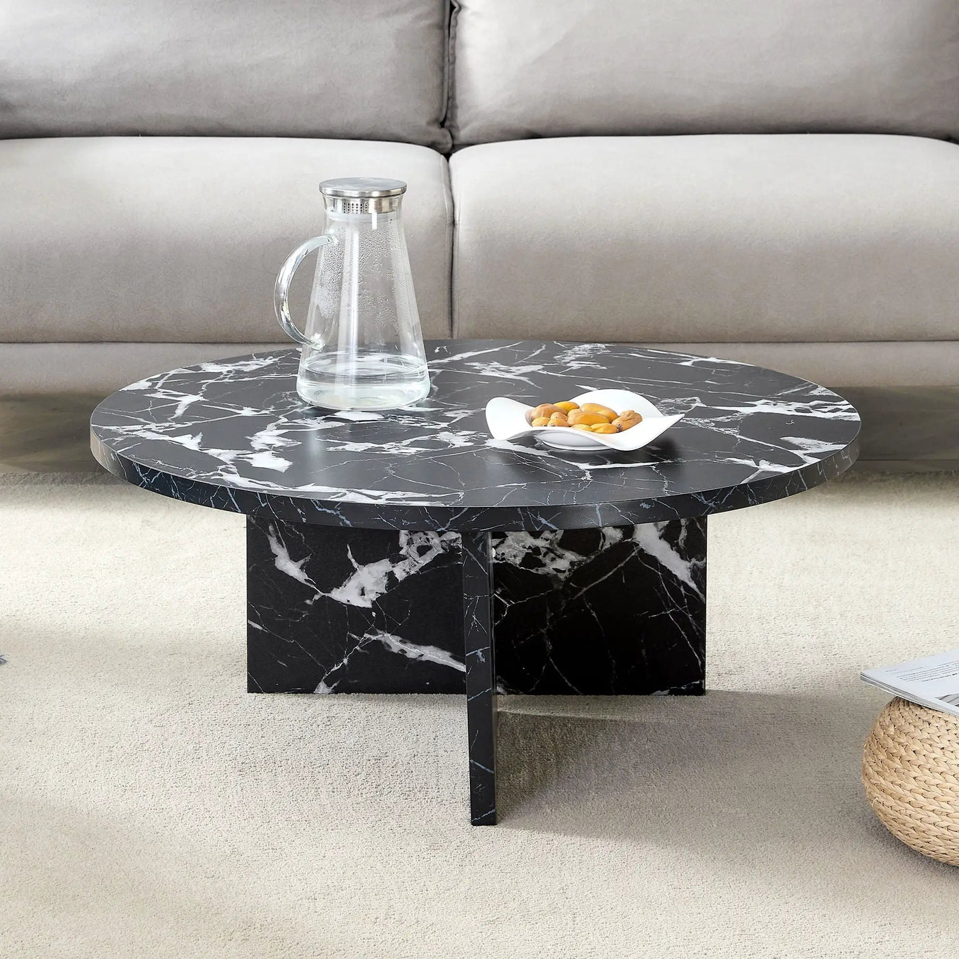 Versatile Round Coffee Table For Various Interior Styles by Unique Piece Furniture