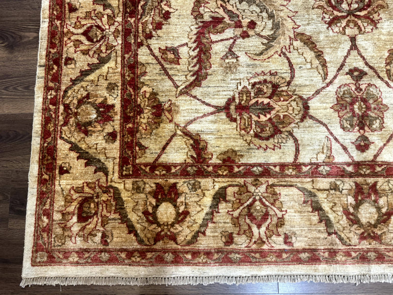 Indian Mahal Rug 7x9, Traditional Wool Carpet by Jewel Rugs