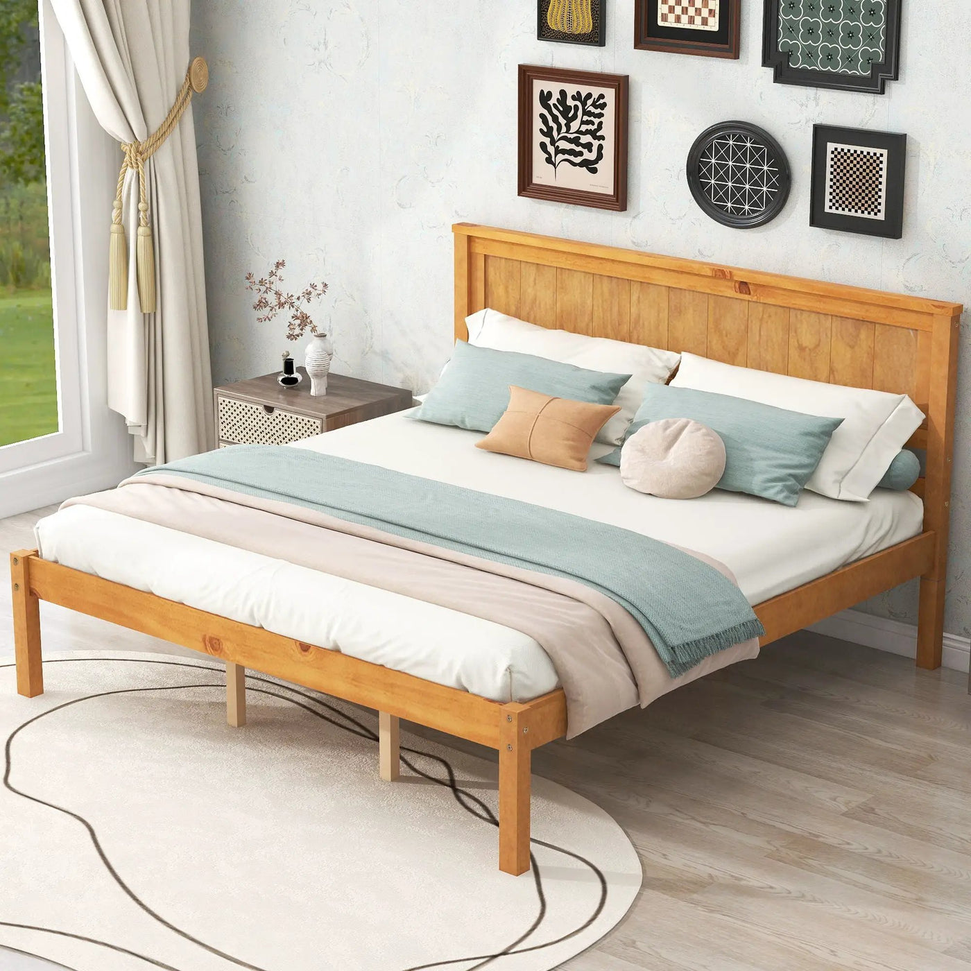 Platform Bed Frame With Headboard by Unique Piece Furniture