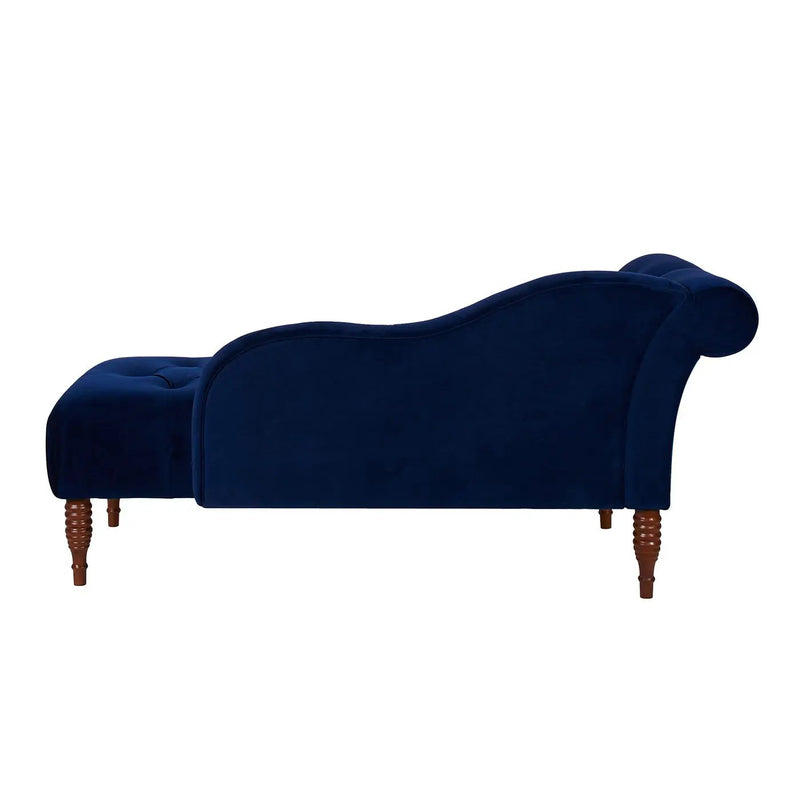 Samuel - Tufted Roll Arm Chaise Lounge by HouseOfZazla