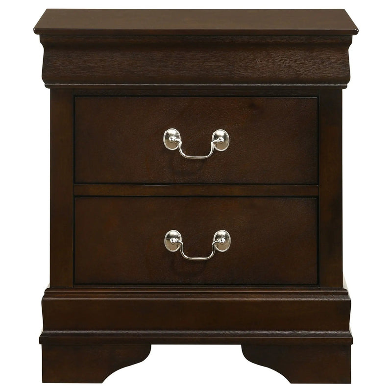 Louis Philippe 5-piece Full Bedroom Set Cappuccino by Unique Piece Furniture