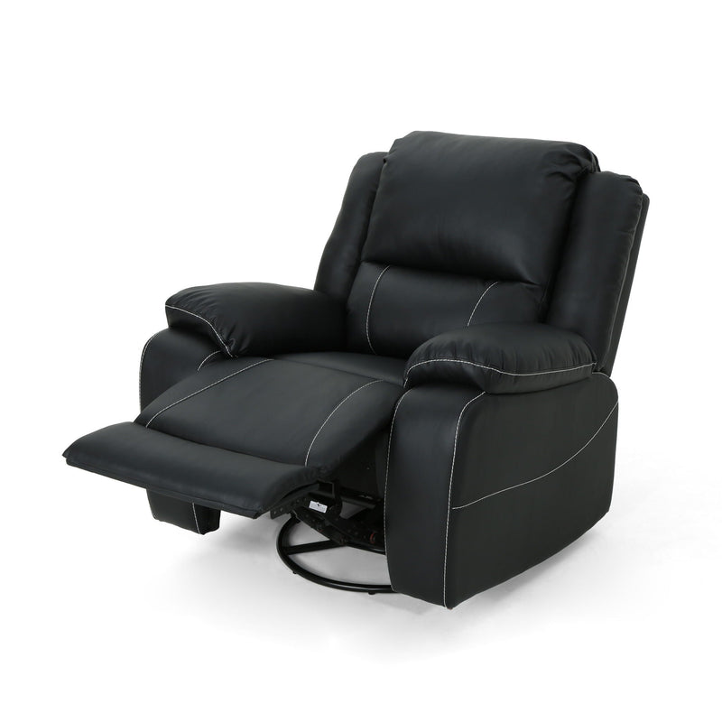 Stylish Wide Manual Swivel Standard Recliner by HouseOfZazla