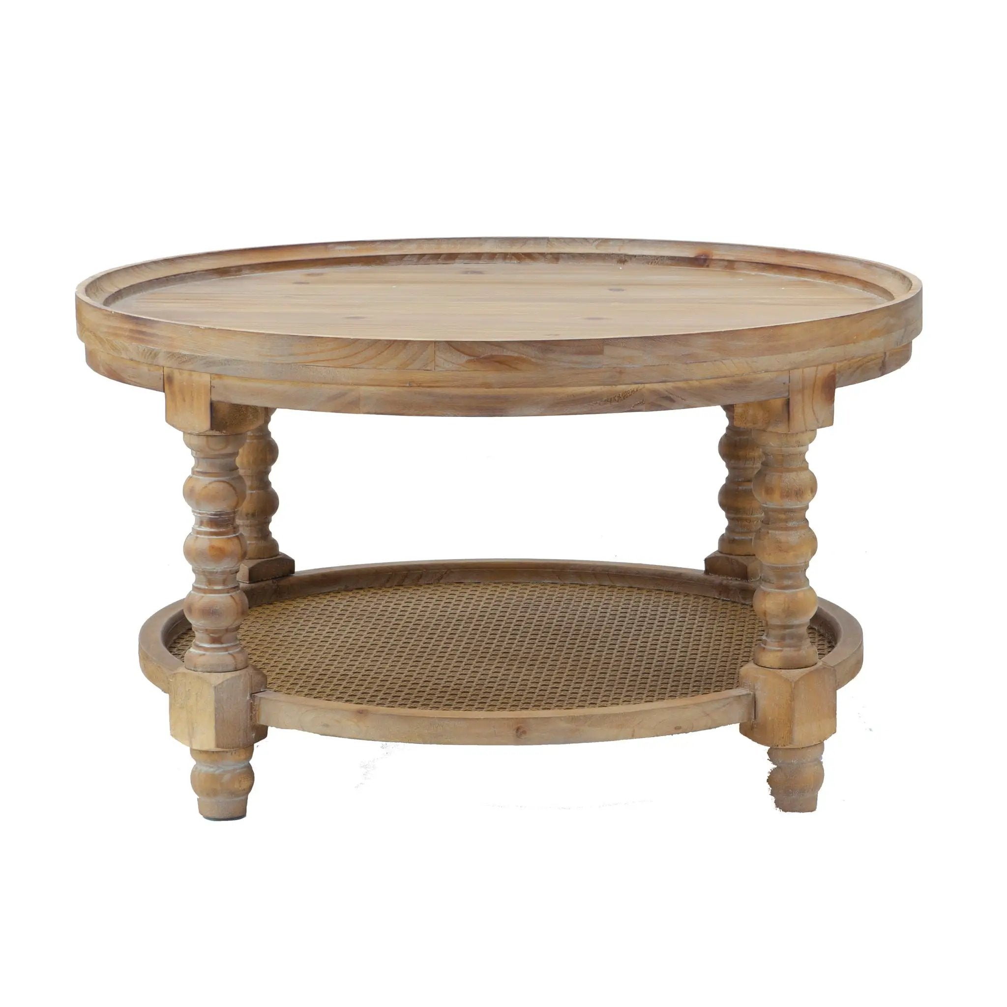 Round 2 Tiered Side Tabel, End Tabel For Lving Room Bedroom Entryway by Unique Piece Furniture
