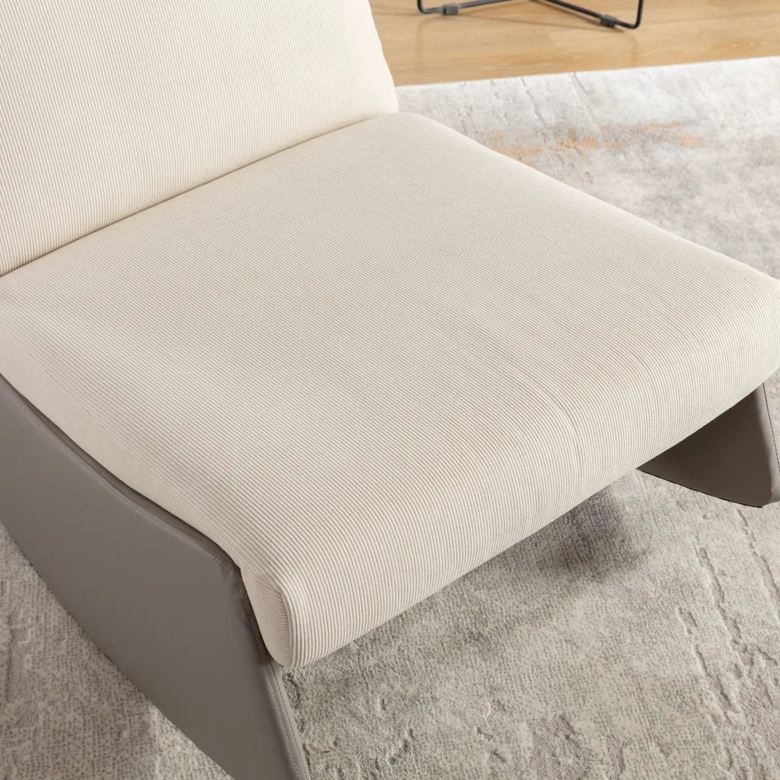 Modern Rocking Chair Recliner, Comfy Rocker Nursery Chair With Footrest, Accent Reading Chair, Upholstered Lounge Chair For Relaxing, Resting, Soft Padded Rocker For Indoor Living Room Bedroom by HouseOfZazla