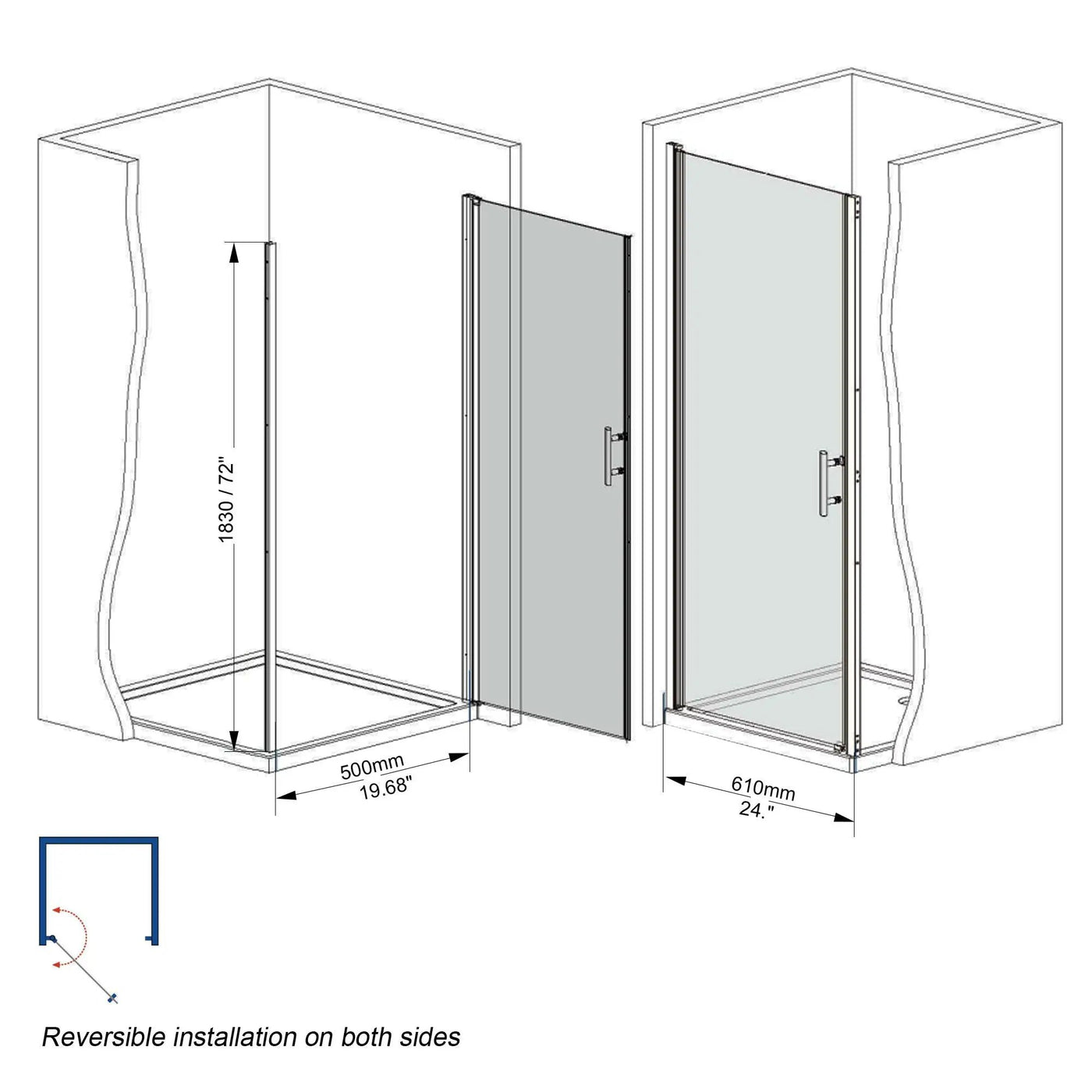 Shower Door & Glass And Explosion Proof Safety Film by HouseOfZazla