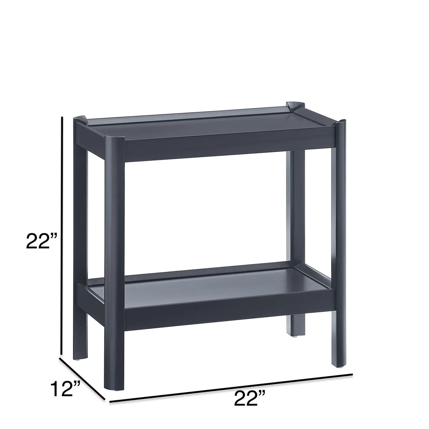 Yonda - Nightstand With 2 Shelves by HouseOfZazla