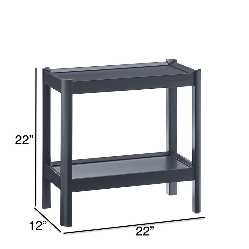 Yonda - Nightstand With 2 Shelves by HouseOfZazla