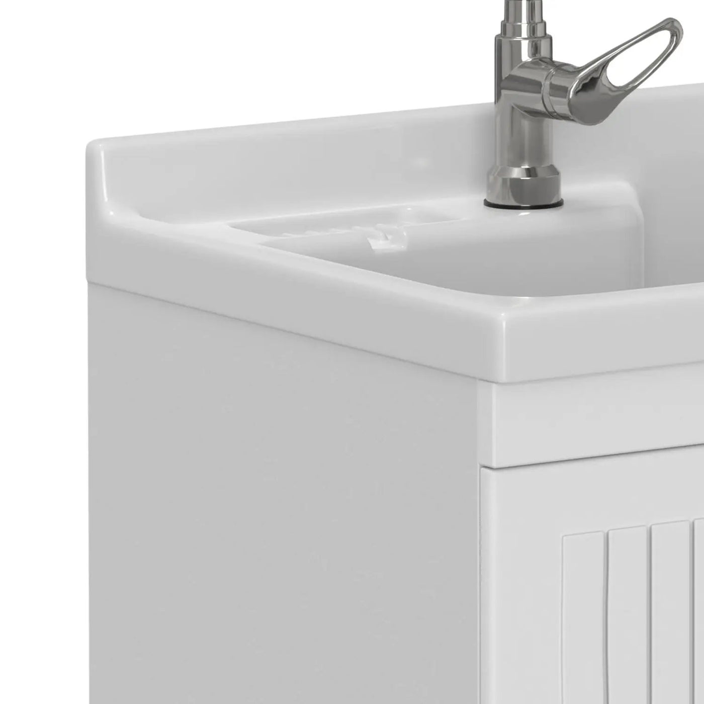 Murphy - Laundry Cabinet & Faucet And Stainless Steel Sink by HouseOfZazla
