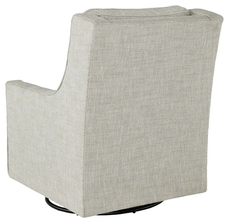 Kambria - Swivel Glider Accent Chair - Fog by Unique Piece Furniture