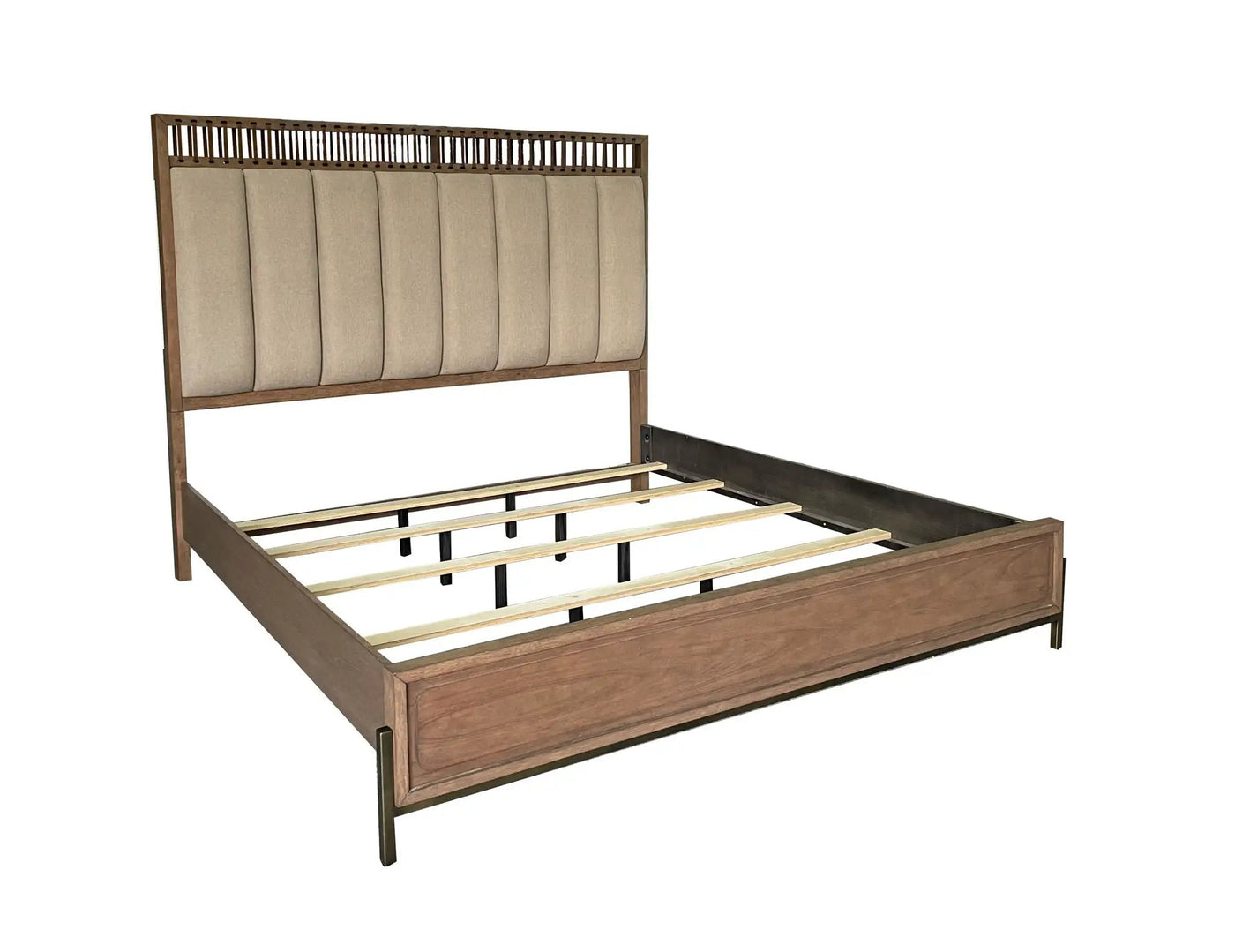 Elegant Design Upholstered And Strap Panel Bed by Unique Piece Furniture