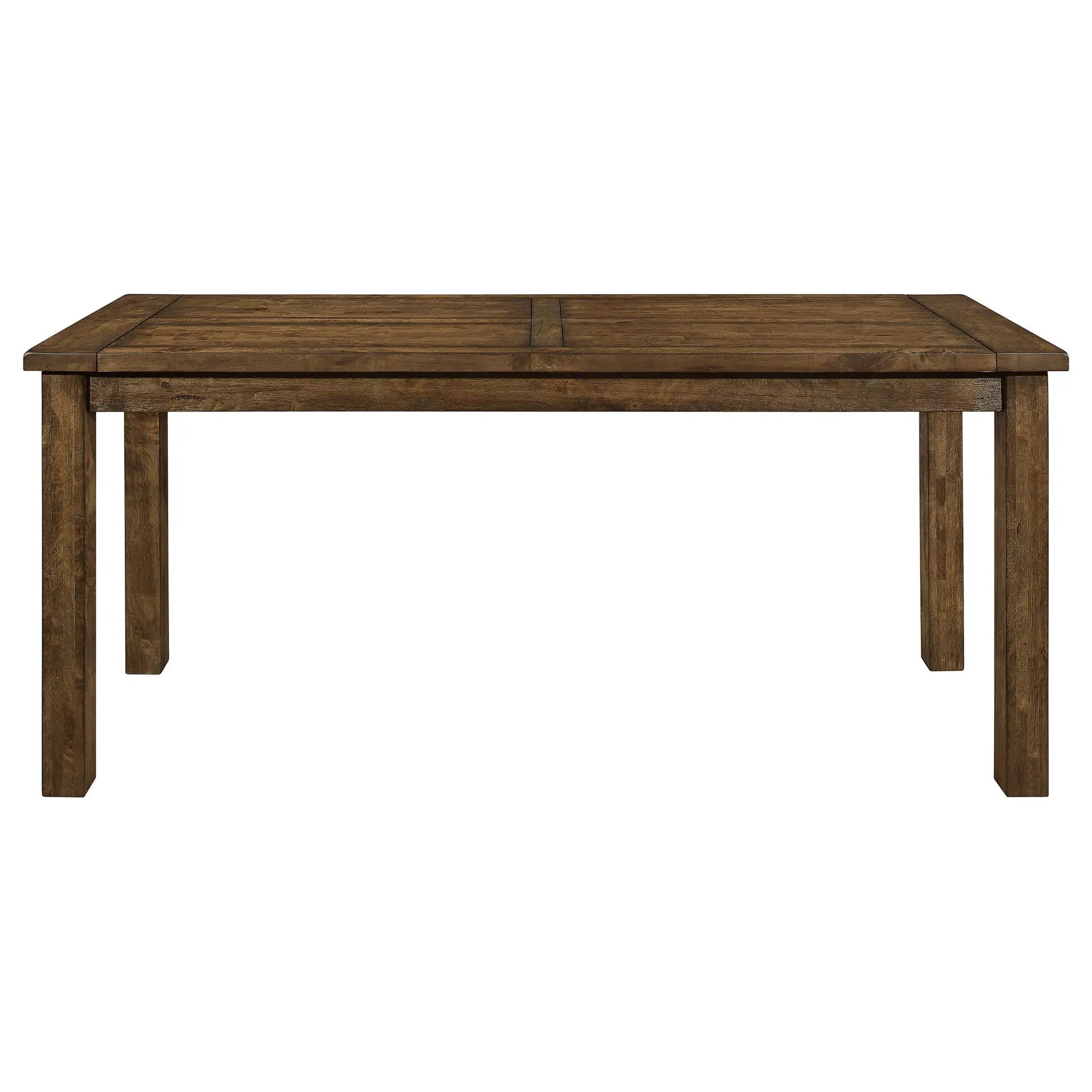 Amarillo - Rectangular Counter Height Dining Table - Rustic Brown by HouseOfZazla