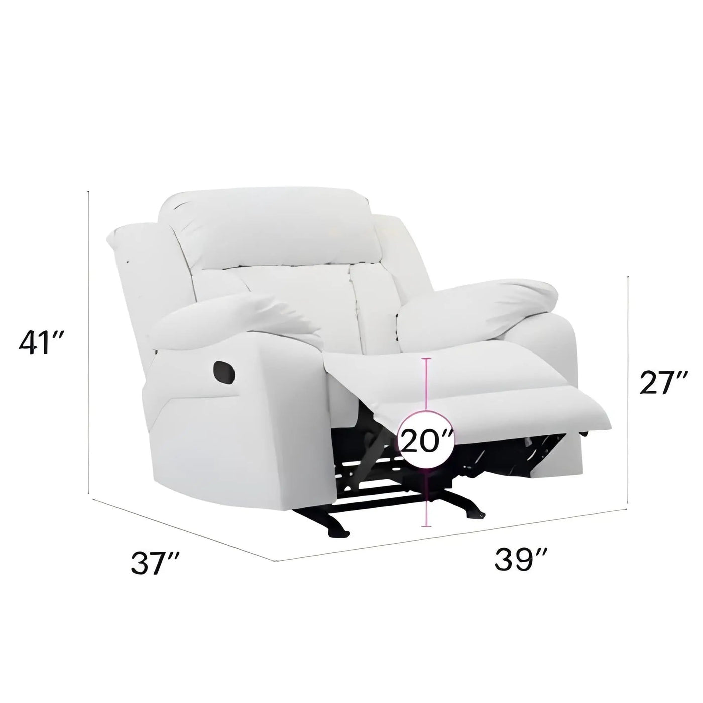 Comfortable Rocking Motion Recliner by HouseOfZazla