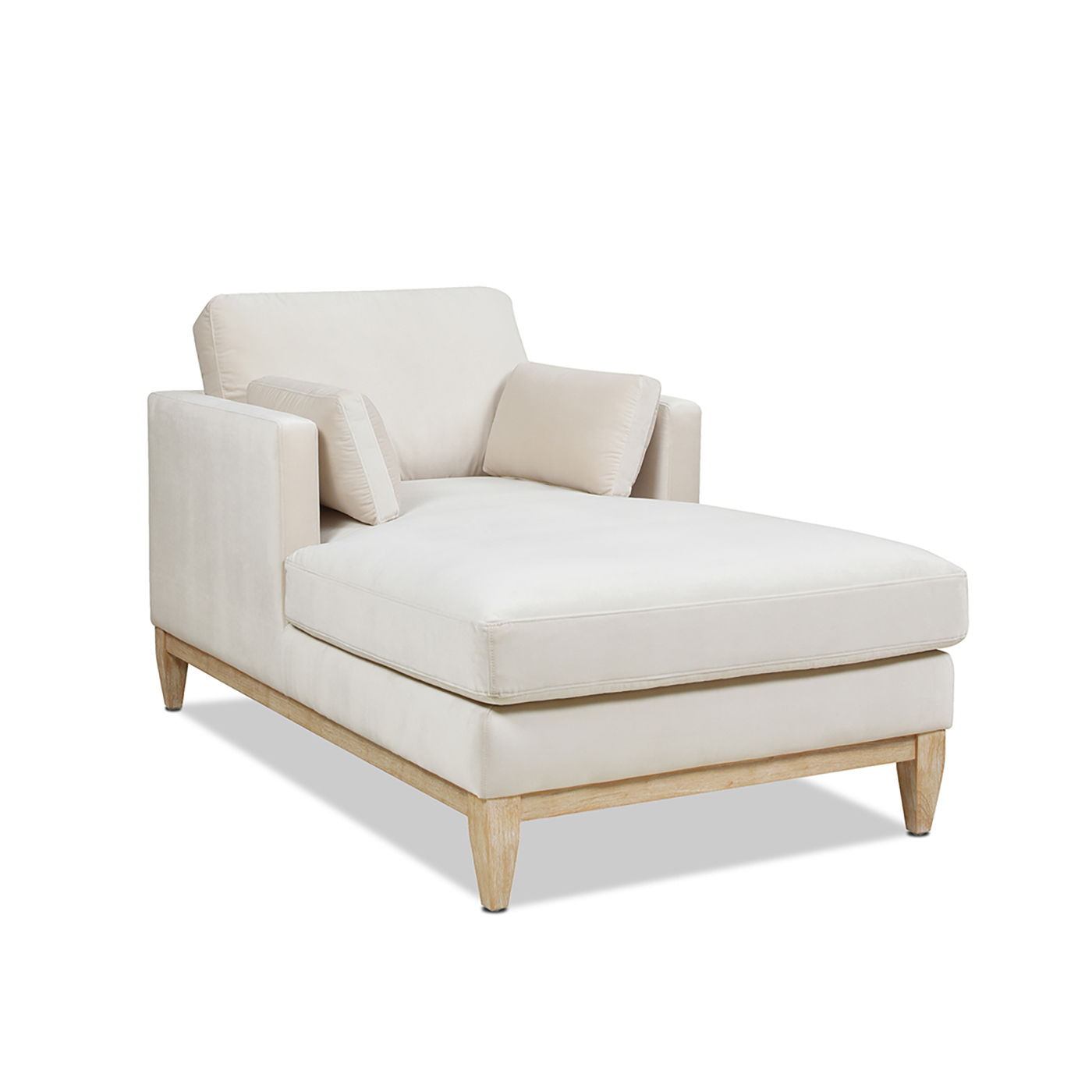 Knox - Modern Farmhouse Chaise Lounge Chair by HouseOfZazla