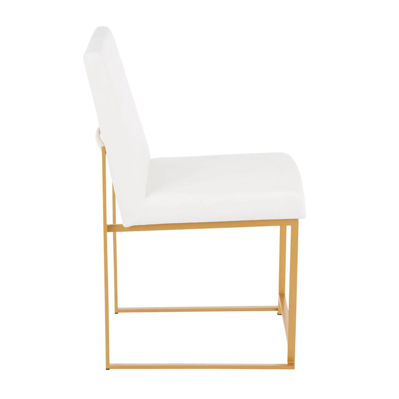 Fuji - Contemporary Stylish Frame, High Back Dining Chair (Set of 2) by HouseOfZazla