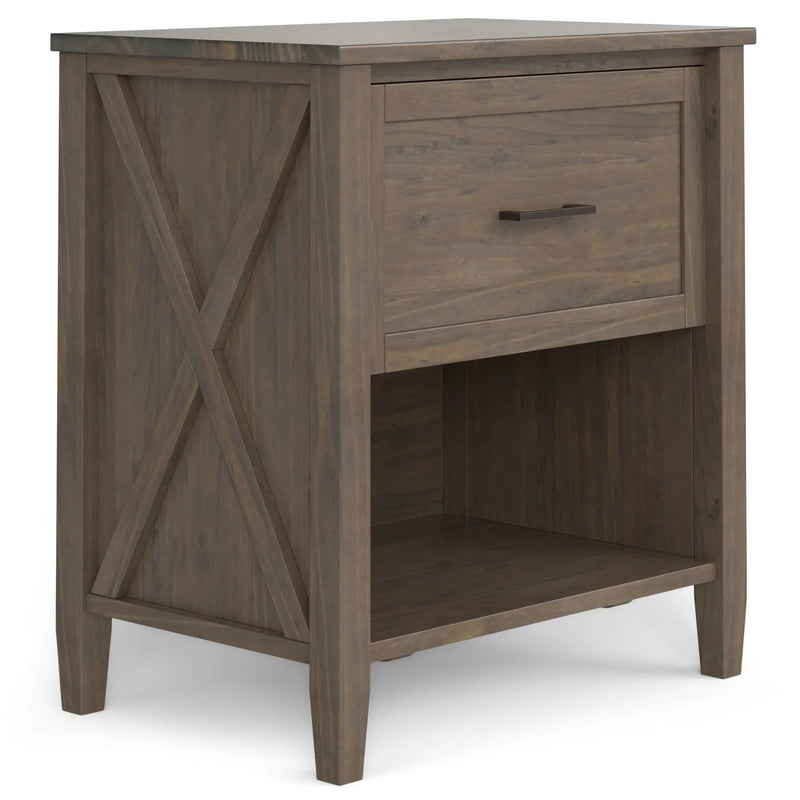 Ela - Bedside Table - Smoky Brown by Unique Piece Furniture