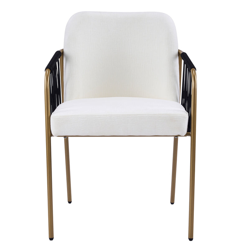 Modern Glam Upholstered Dining Chairs (Set of 2) by HouseOfZazla