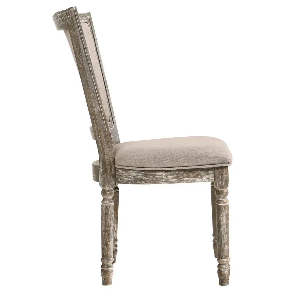 Gabrian - Fabric Side Chair (Set of 2) - Two-Tone Beige & Reclaimed Gray by Unique Piece Furniture