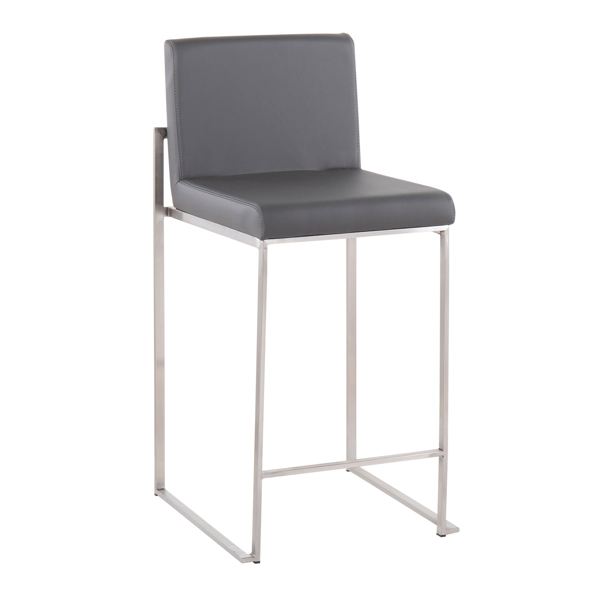 Fuji - Contemporary High Back Counter Stool, Functional Design by HouseOfZazla