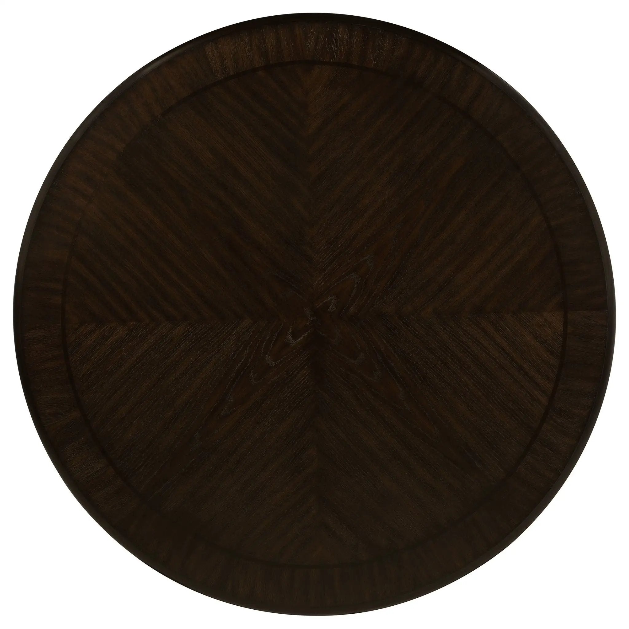 Twyla 60-inch Round Dining Table with Drawer Dark Cocoa by Unique Piece Furniture