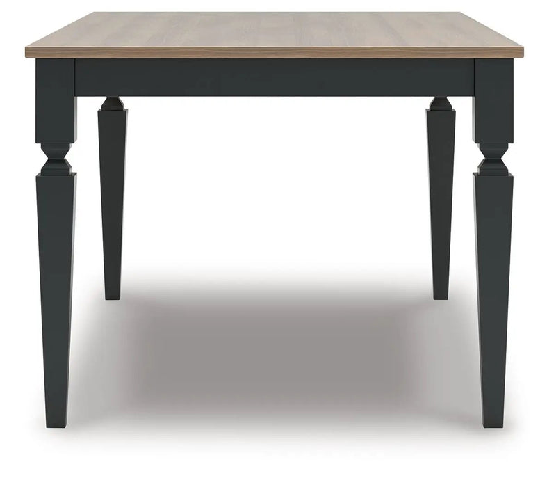 Brenkerton - Rectangular Dining Room Table - Grayish Brown / Black by Unique Piece Furniture