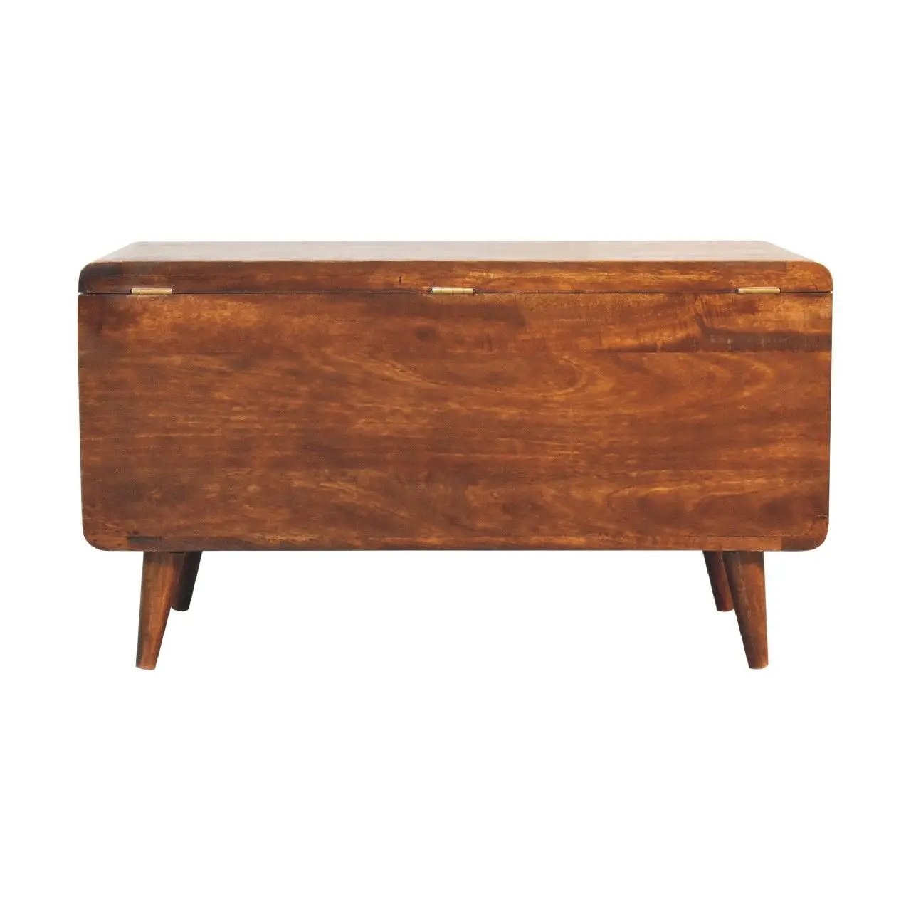 Curved Blanket Box - Chestnut by HouseOfZazla