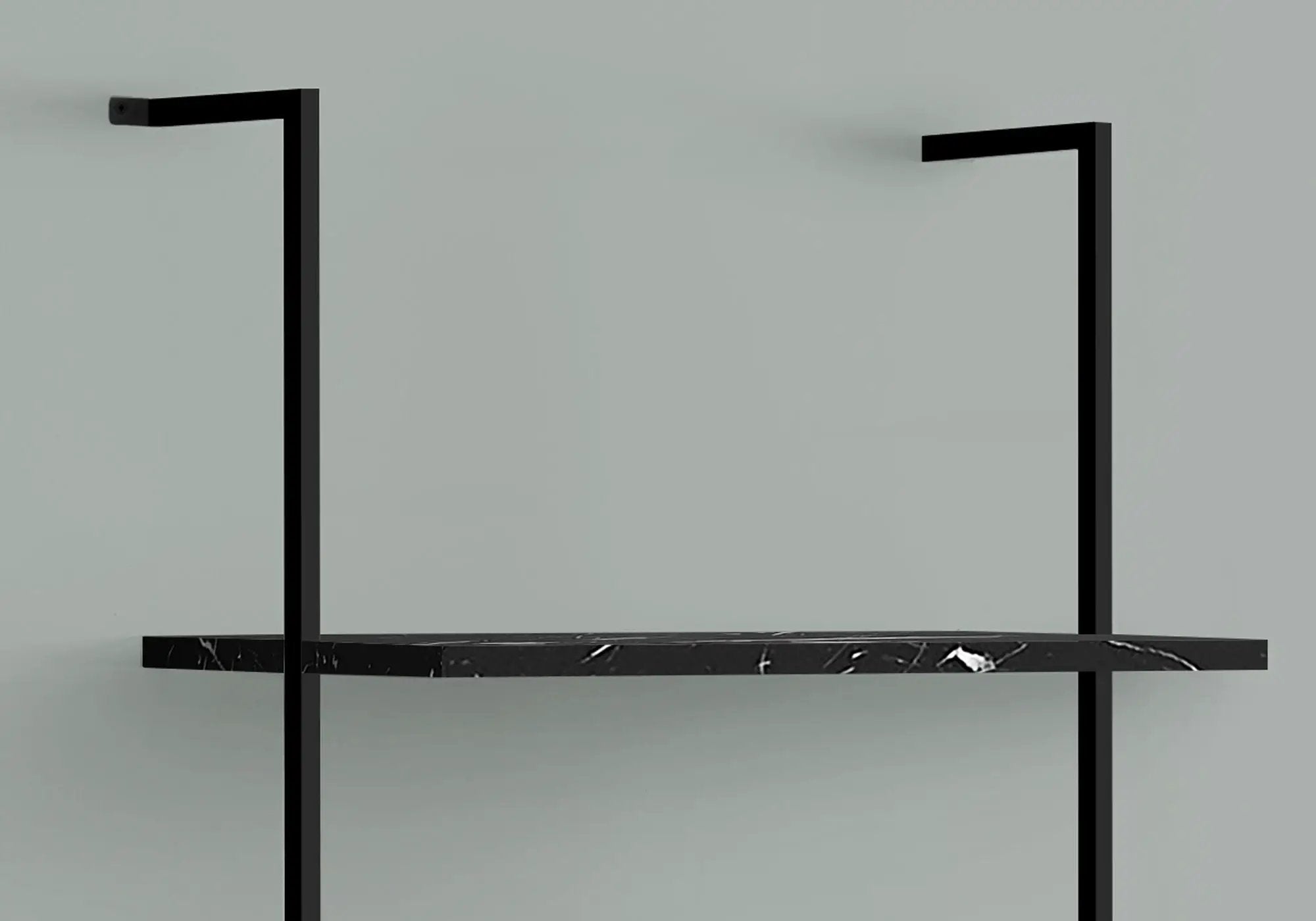 Bookshelf, Bookcase, Etagere, Ladder, 5 Tier, For Office, Marble Look Contemporary & Modern by Unique Piece Furniture