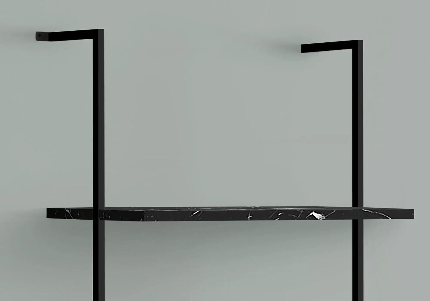 Bookshelf, Bookcase, Etagere, Ladder, 5 Tier, For Office, Marble Look Contemporary & Modern by Unique Piece Furniture