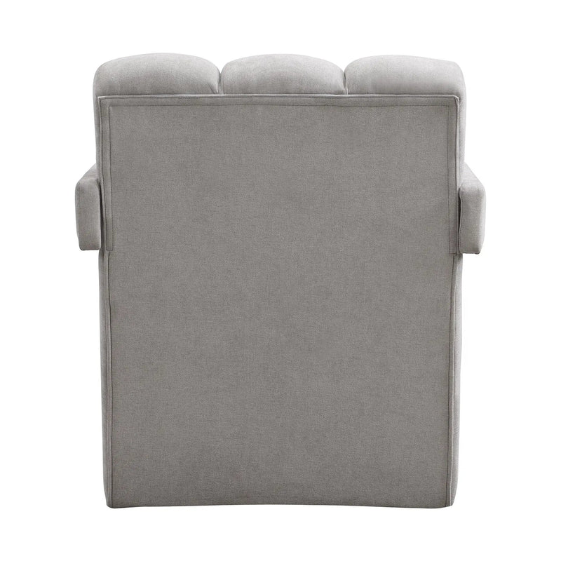 Modern Minimalist Leisure Armchair With L Shaped Armrests