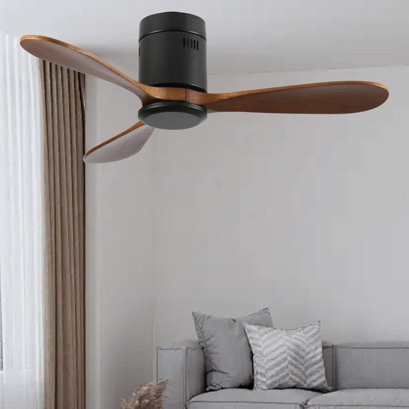 42-Inch Flush Mount Ceiling Fan Without Light by HouseOfZazla