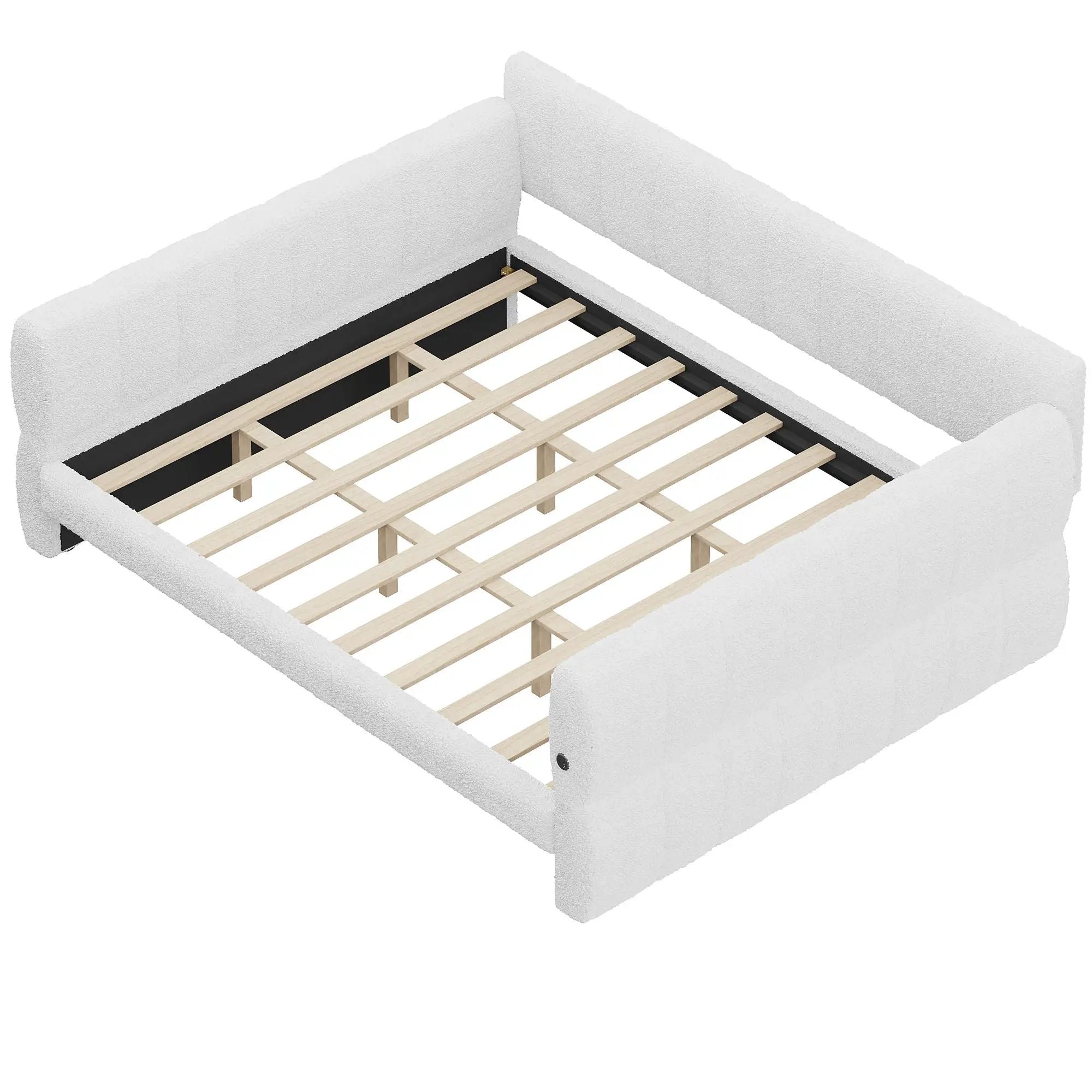Upholstered Platform Bed With USB Charging by Unique Piece Furniture