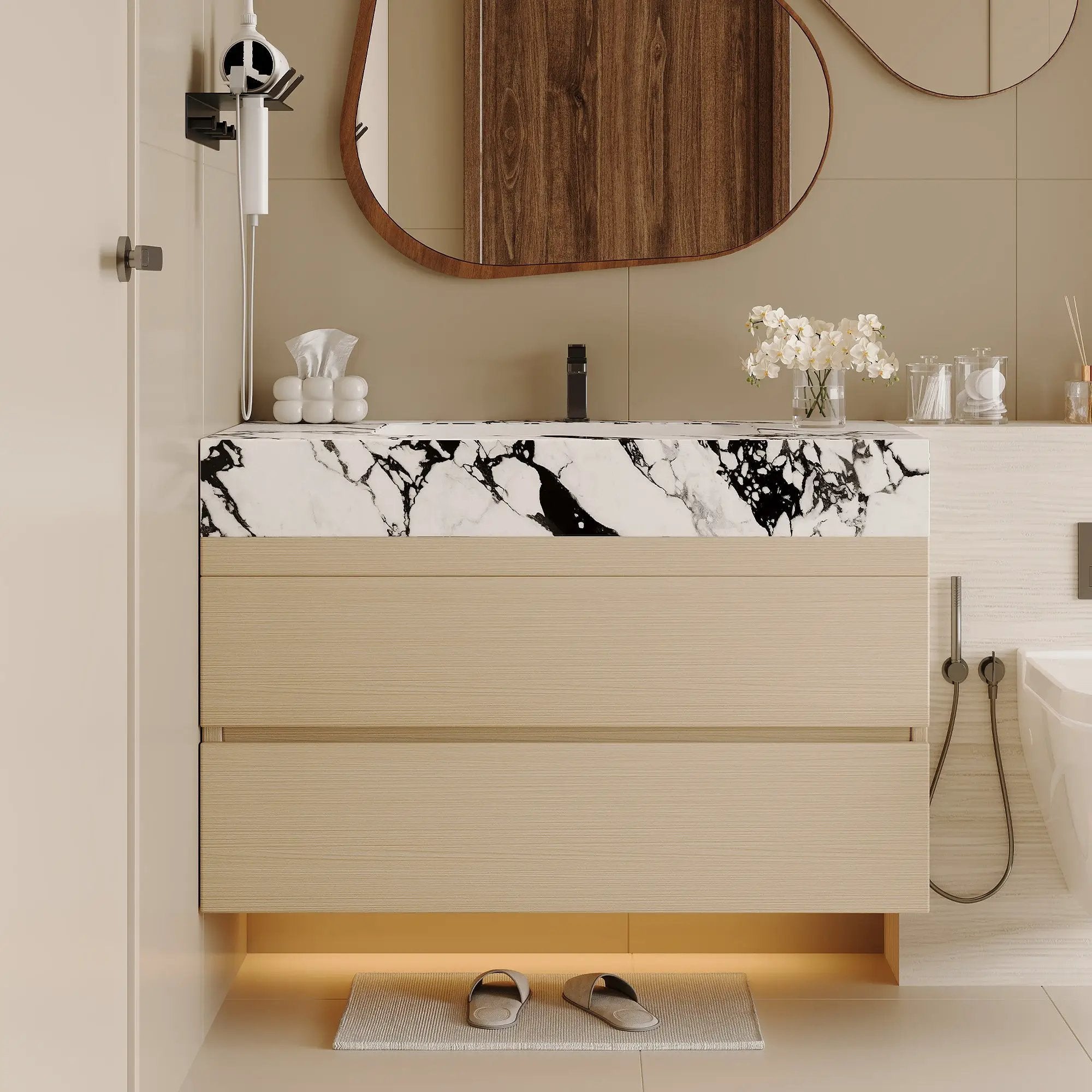 29.9" Modern Floating Bathroom Vanity by HouseOfZazla