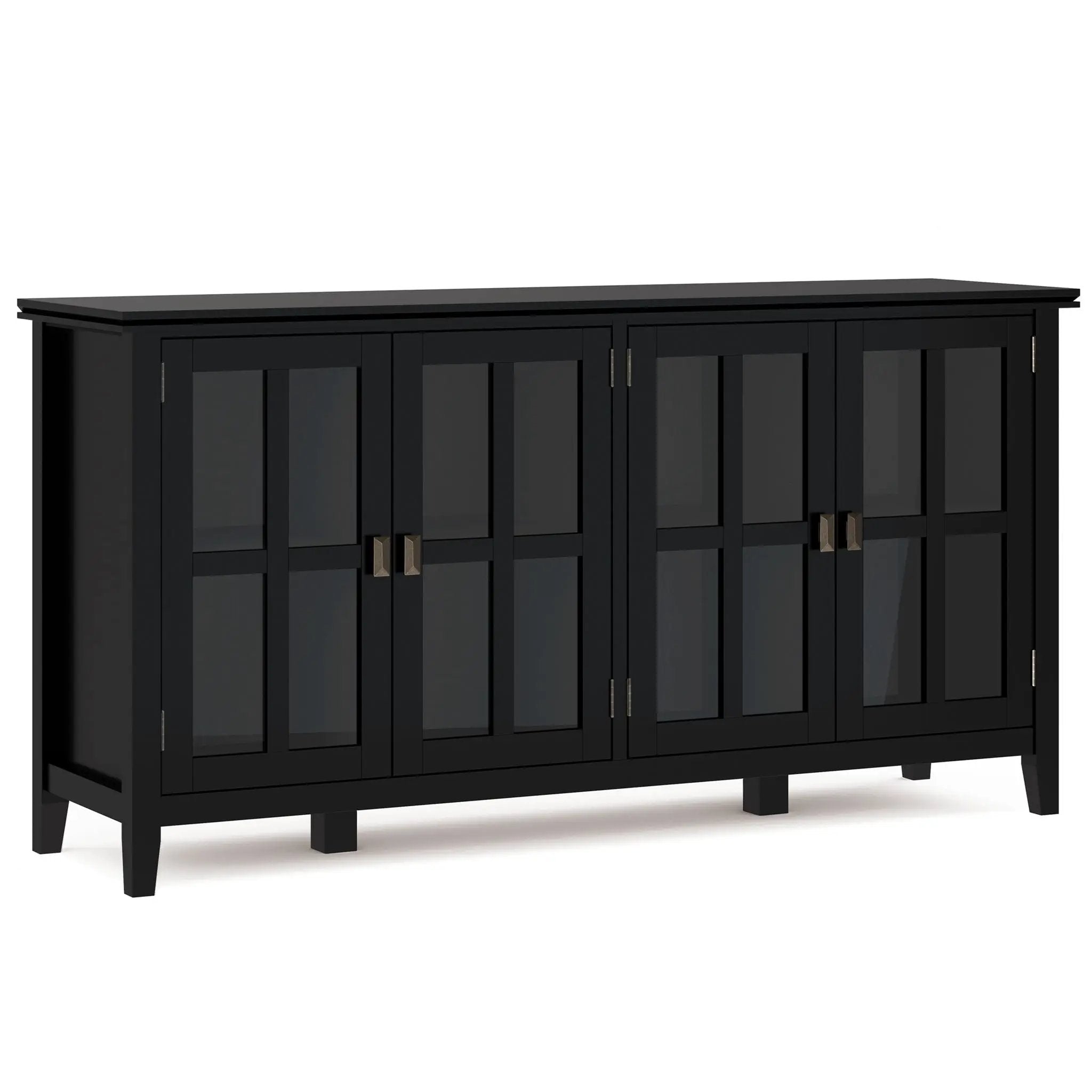 Artisan - Handcrafted Wide 4 Door Storage Cabinet by HouseOfZazla