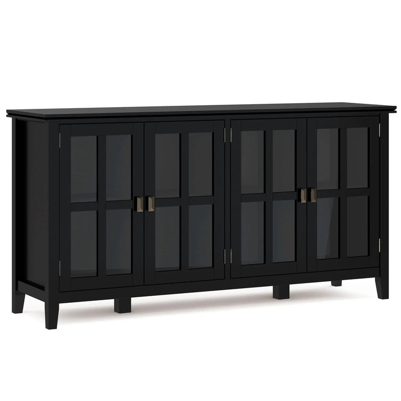 Artisan - Handcrafted Wide 4 Door Storage Cabinet by HouseOfZazla