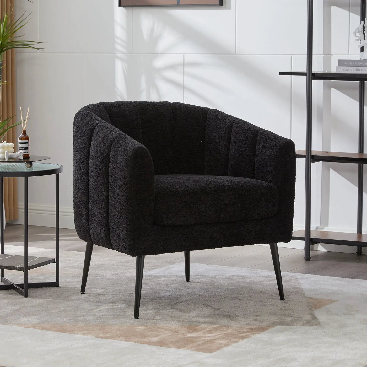Vanity Barrel Accent Lounge Chair by Unique Piece Furniture
