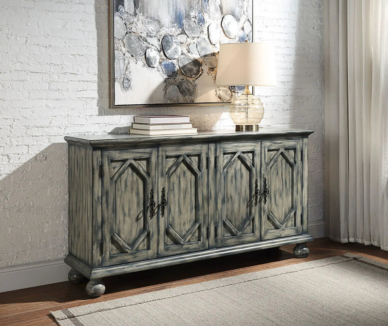 Pavan - Console Cabinet - Rustic Gray by Unique Piece Furniture
