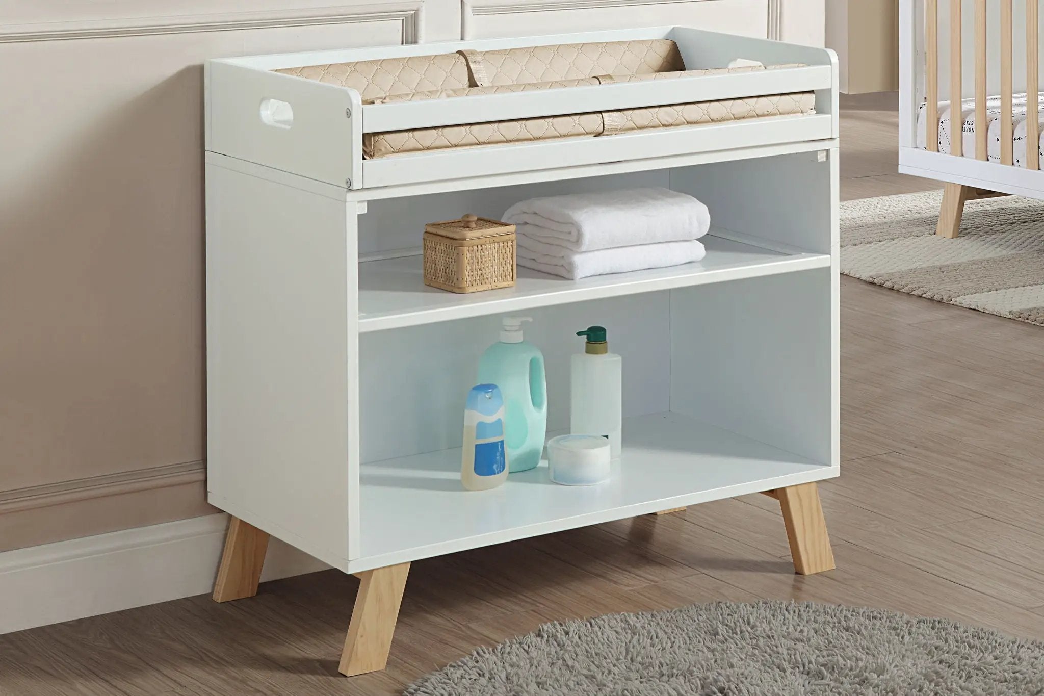 Livia - Multi Purpose Changing Table - Two Tone by Unique Piece Furniture