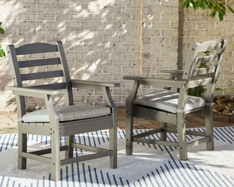 Visola - 7 Pc. - Dining Set with 6 Chairs - Gray by Unique Piece Furniture
