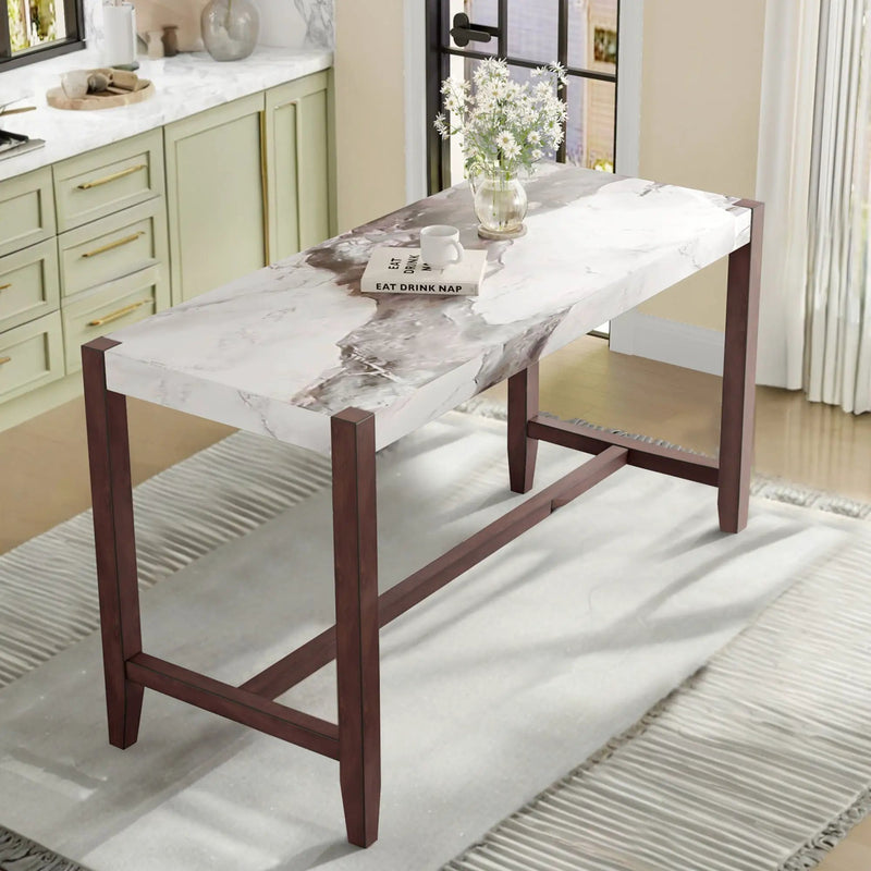 Counter Height Bar Table For Kitchen by HouseOfZazla