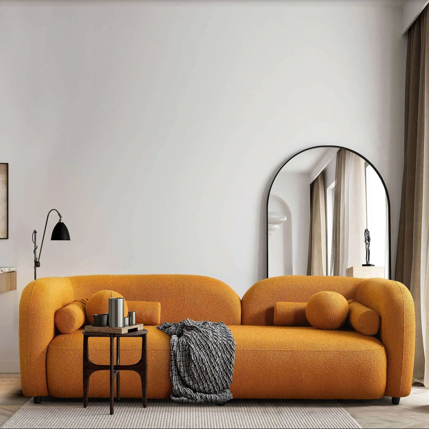Donna - Japandi Design Boucle Sofa by Unique Piece Furniture